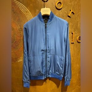 J Lindberg blue bomber lightweight jacket NWT size S